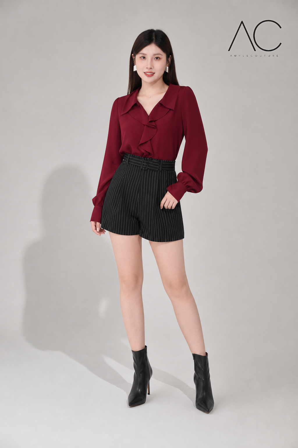 Collar Ruffles Blouse 