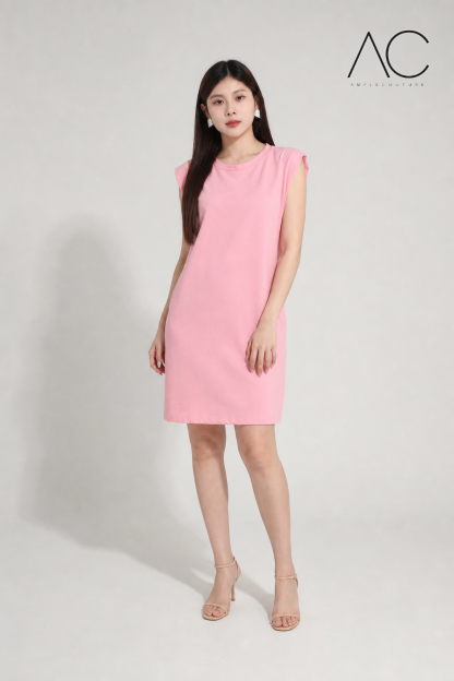 Sleeveless Plain Dress 