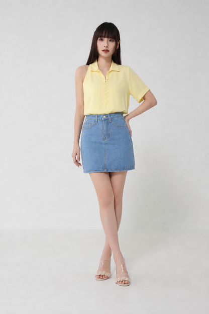 Denim Short Skirt 20129