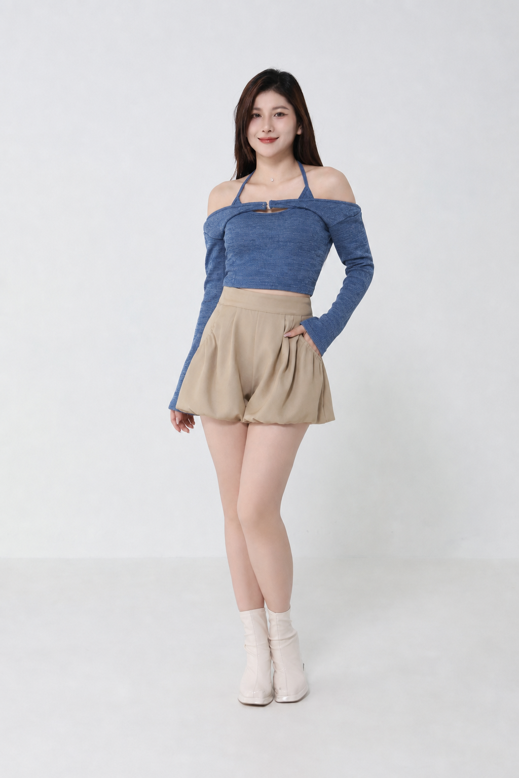 Two Piece Inner Strap Top With Outer Set 