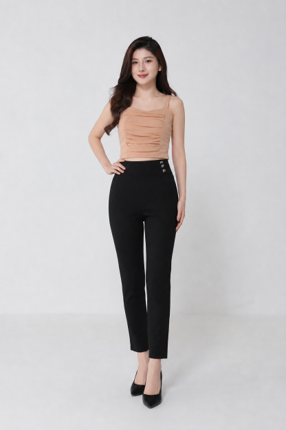 Pleated With Strap Top