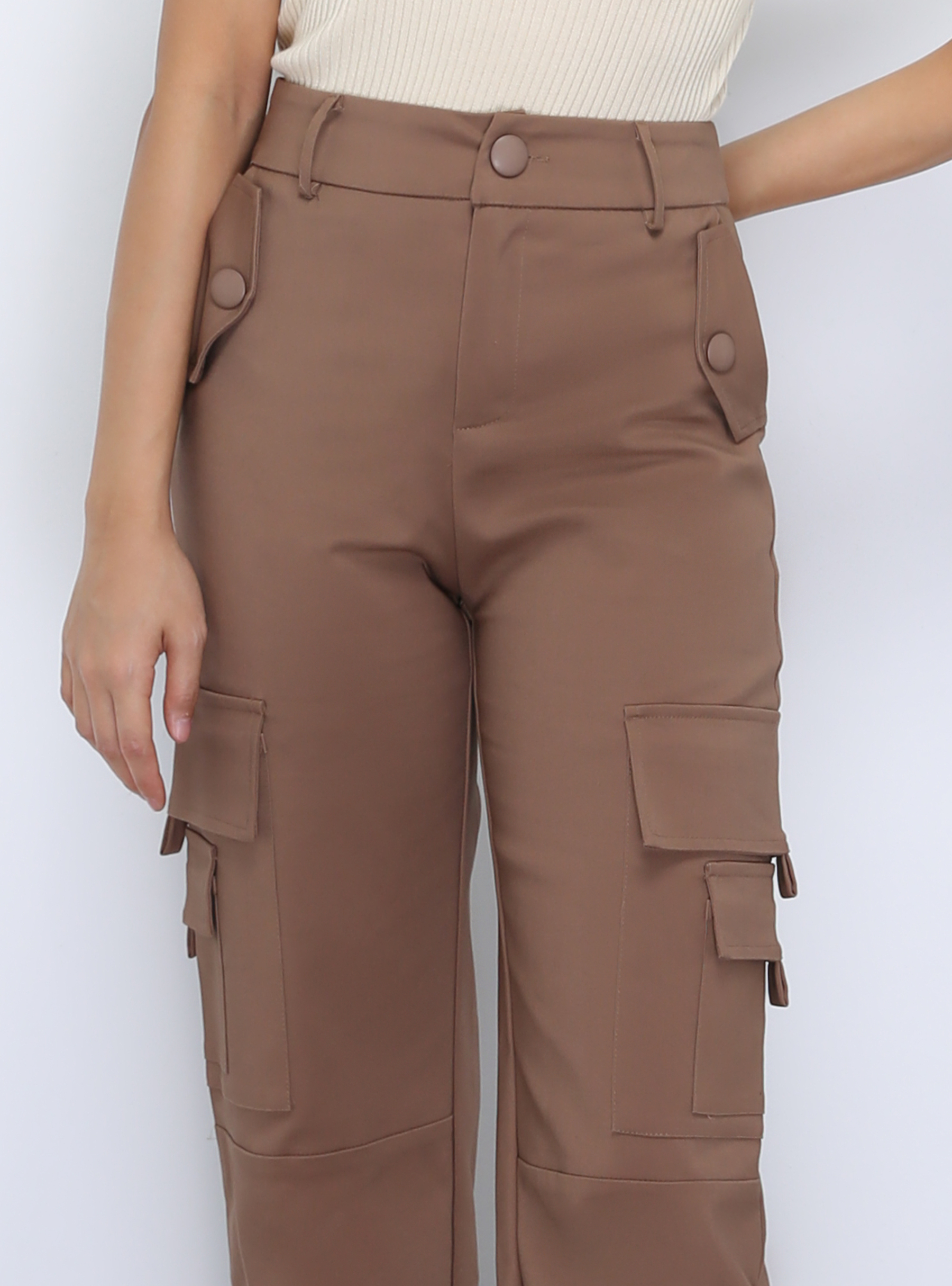 Side Pocket Long Pants DJ024