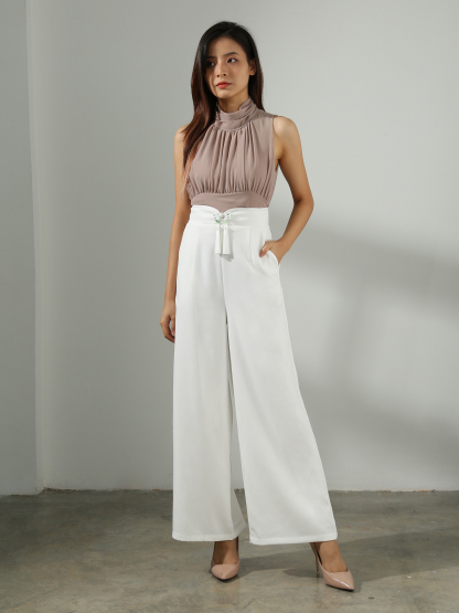 [PREORDER] Chinese Button Decorative Long Pants AC507