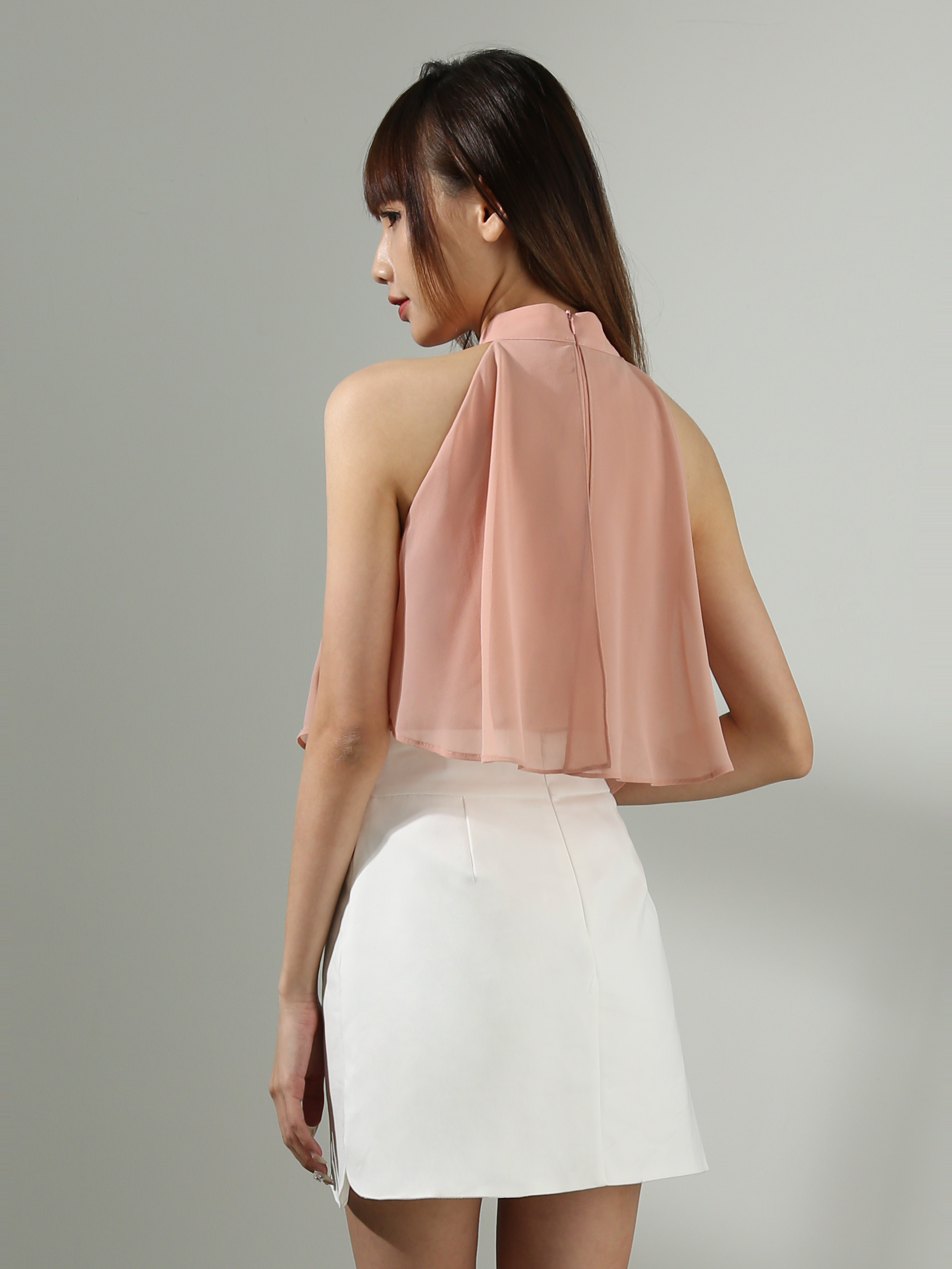 [PREORDER] High Waist Wave Skirt Pants AC802