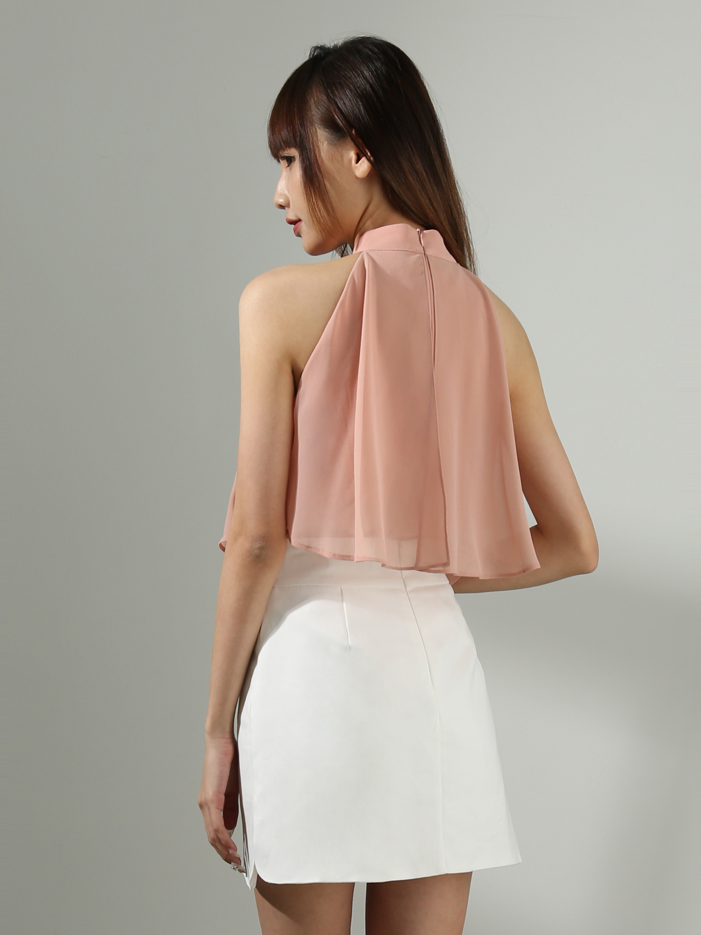 [PREORDER] High Waist Wave Skirt Pants AC802