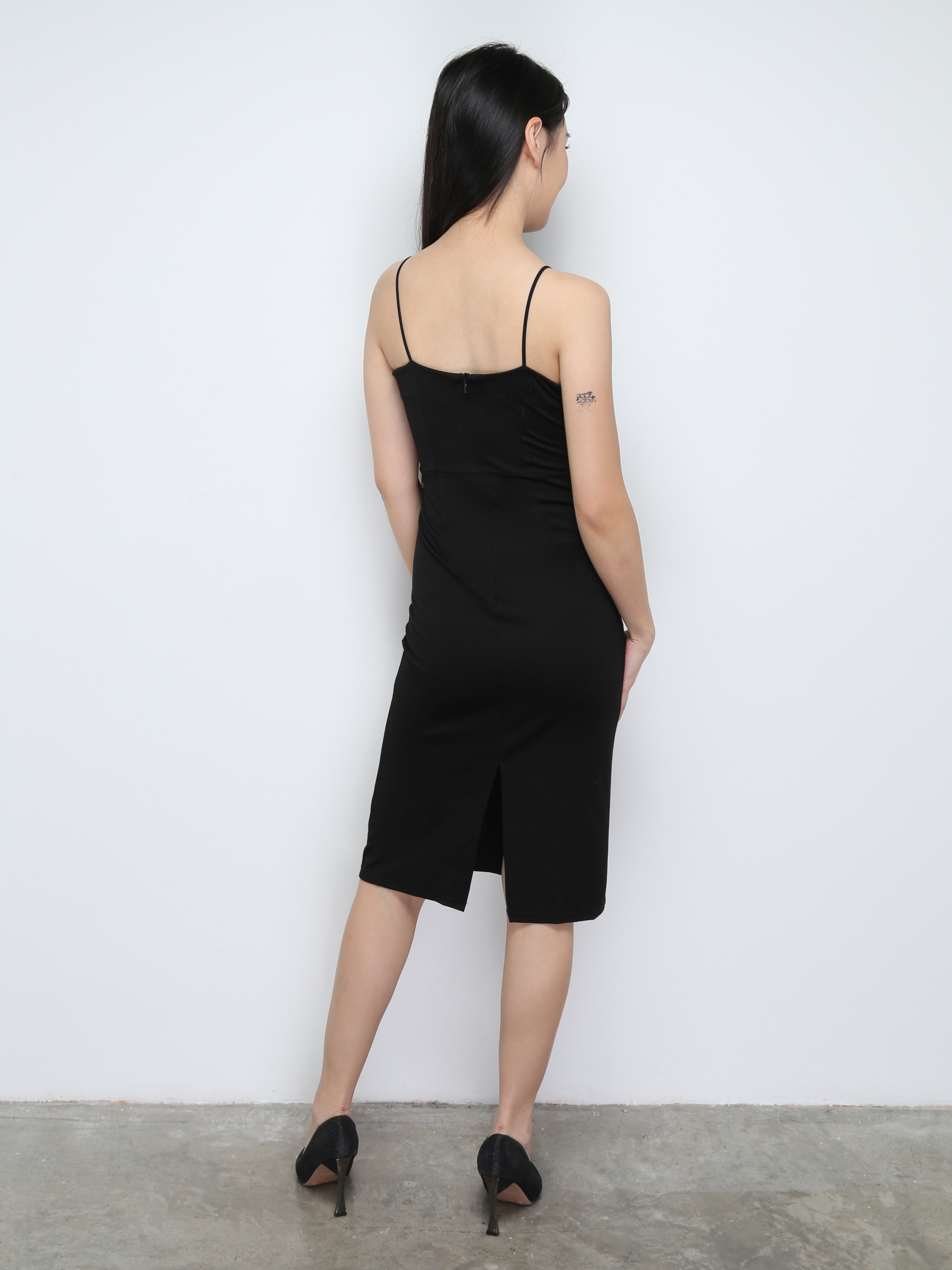 Deoctative With Pearl Sleeveless Dress 30314