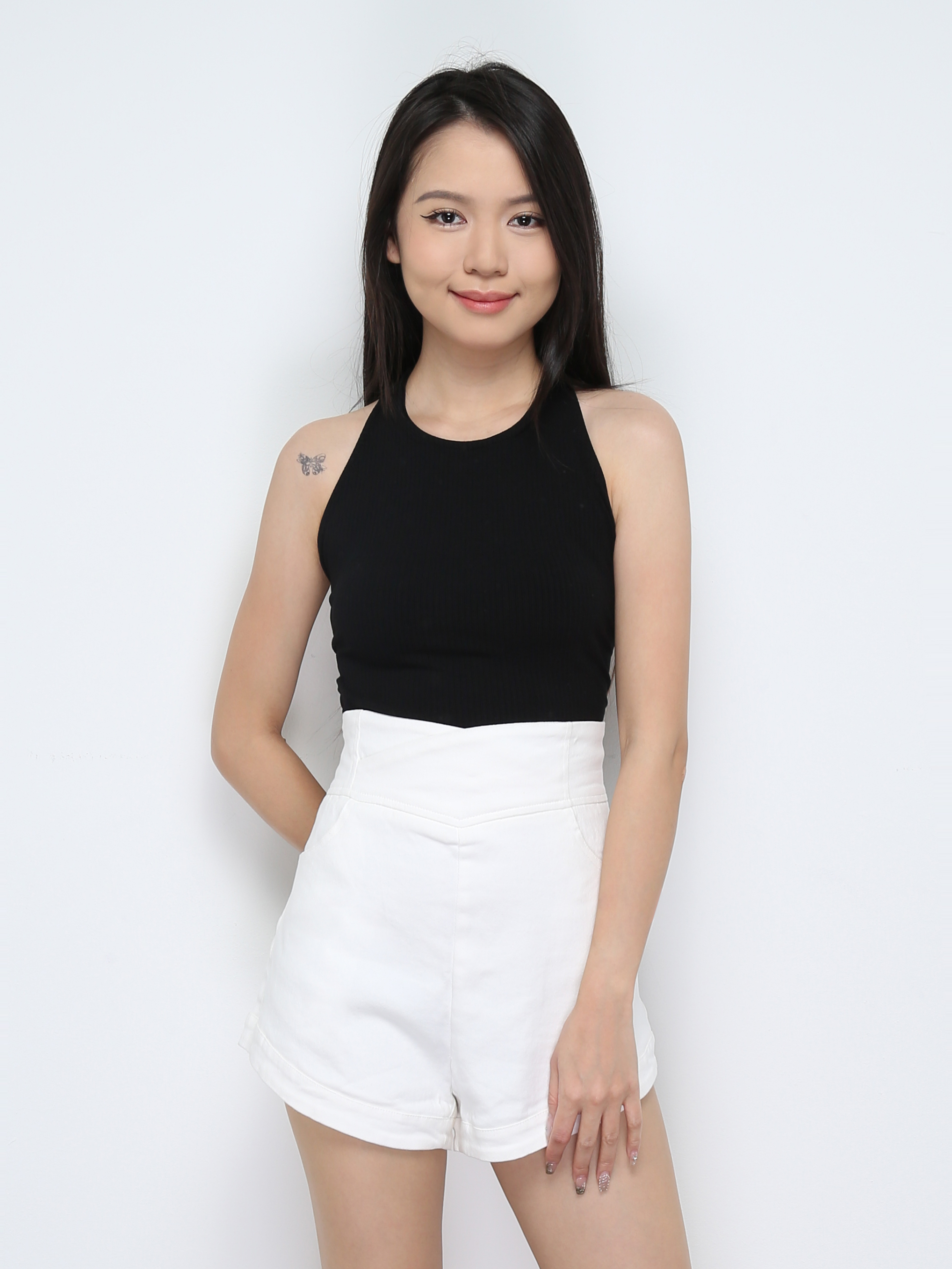 Sleeveles Back String Tie Up Top 30339