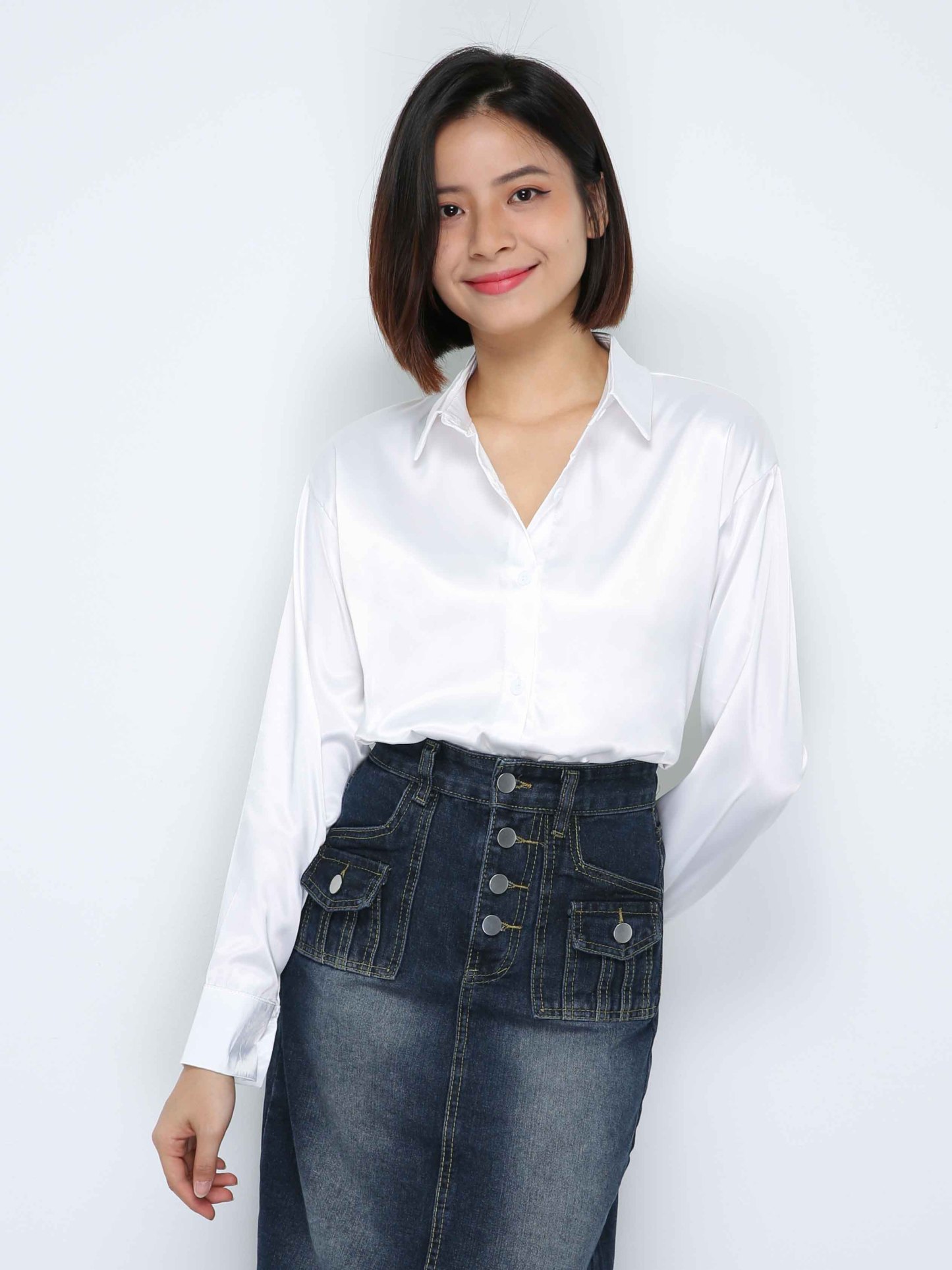 Front Button Blouse 33307