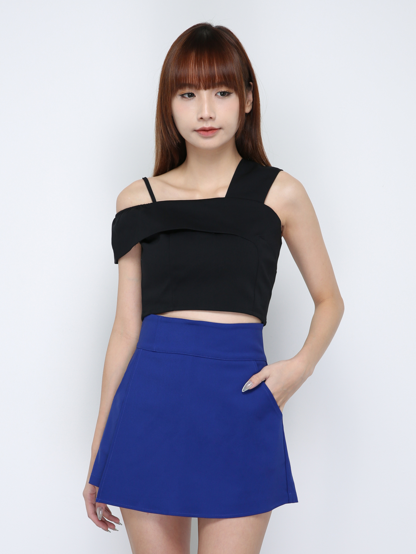 Sloping Ruffles Top 29452