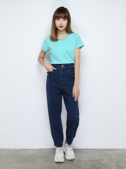 Denim Long pants 28564