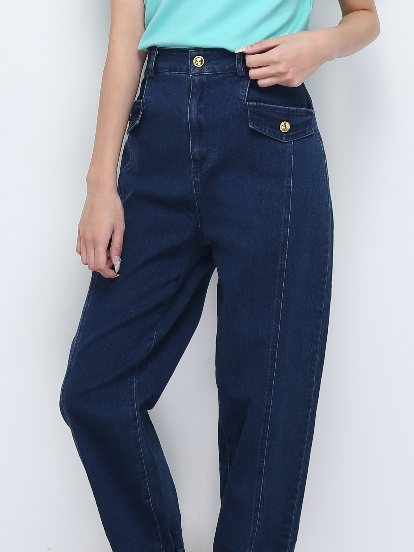 Denim Long pants 28564