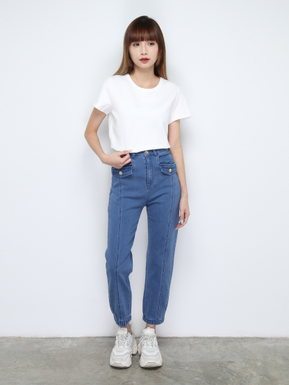 Denim Long pants 28564