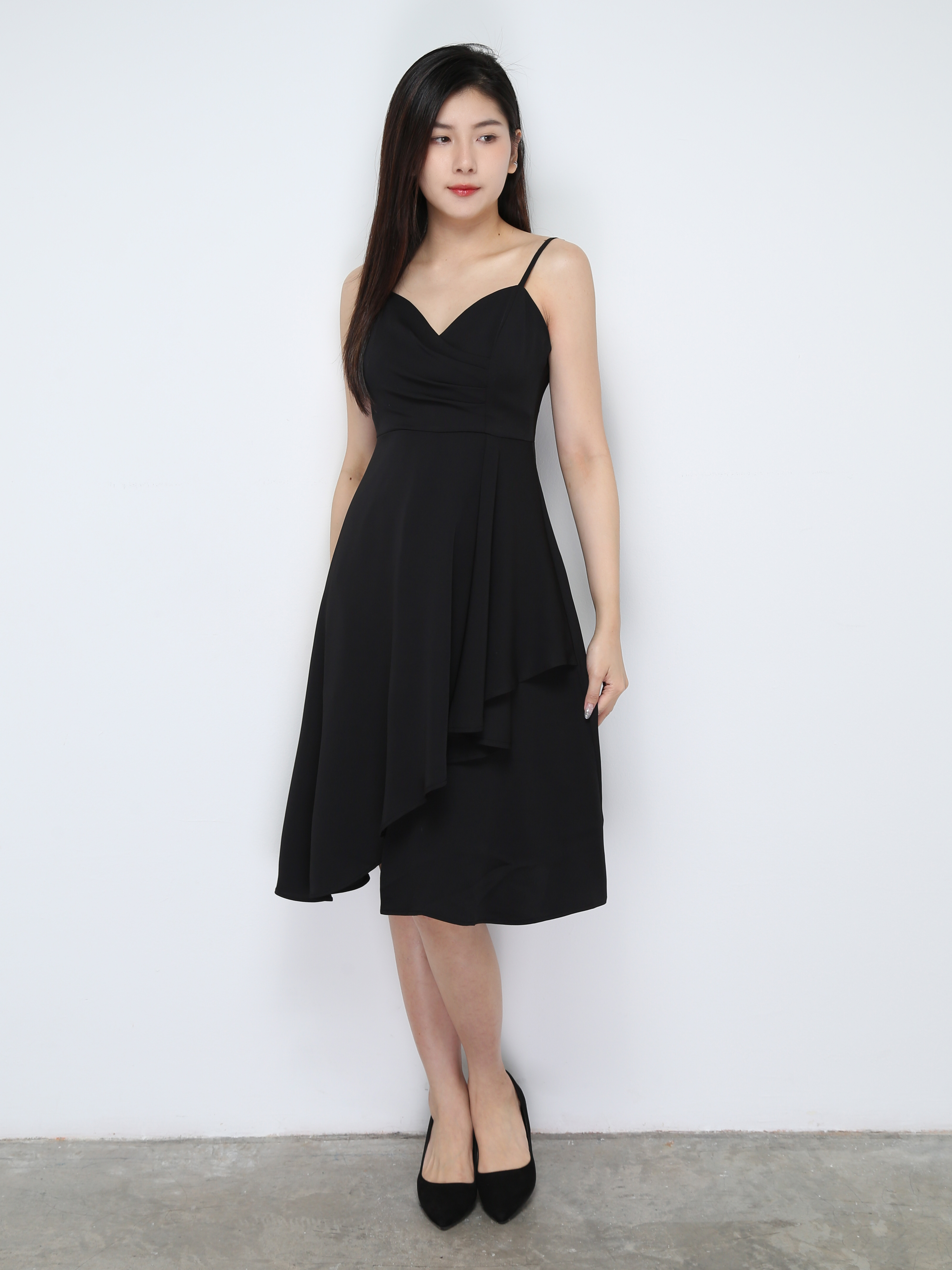 Elegant Sleevless Irregular Long Dress 28347