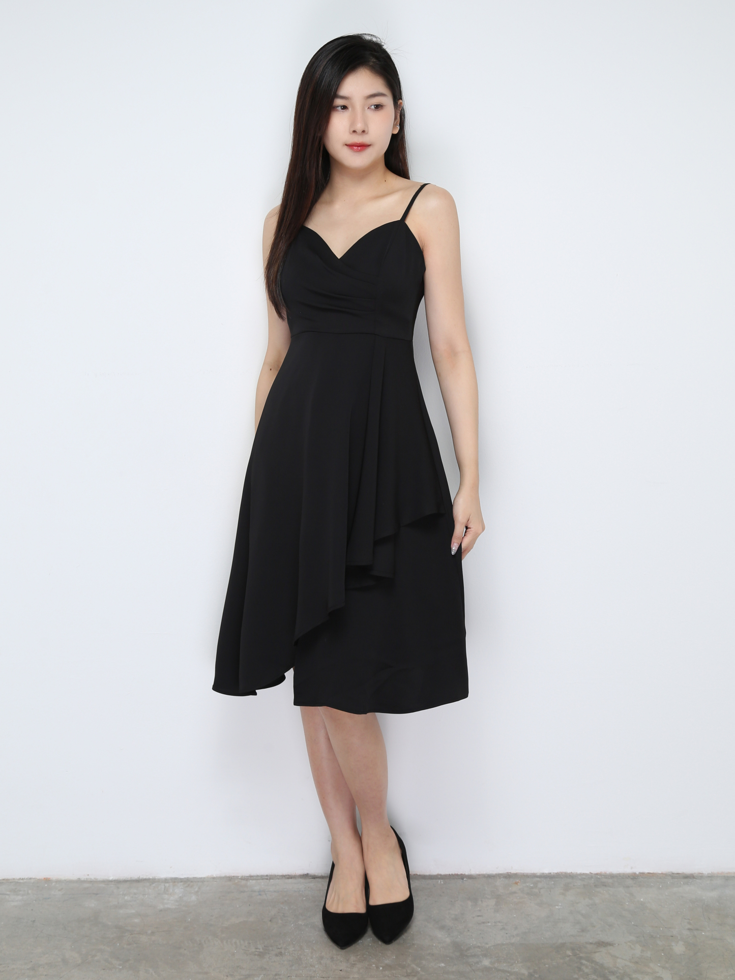 Elegant Sleevless Irregular Long Dress 28347