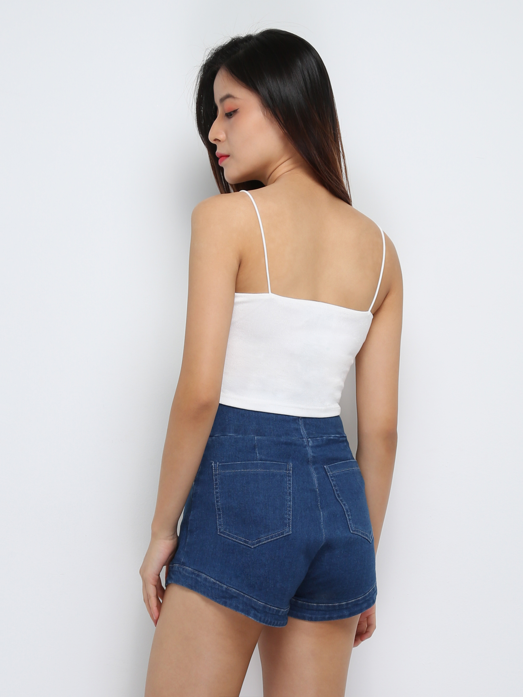 Sleeveless Pleated Top 29265