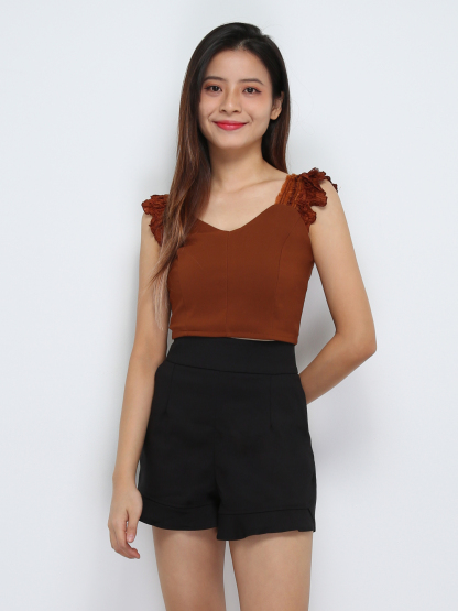 Sleeveless Ruffles Top 29259