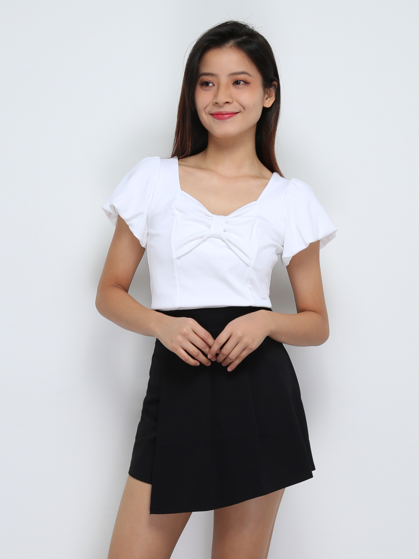 High Waist pleated Short pants 29266