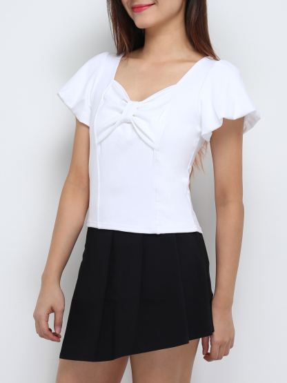 High Waist pleated Short pants 29266