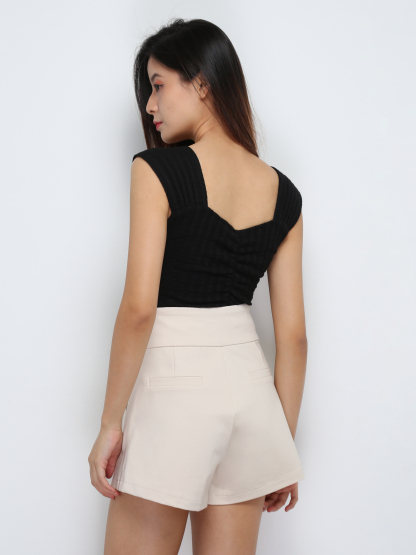 Front Pocket Pleated Short Pant 29615