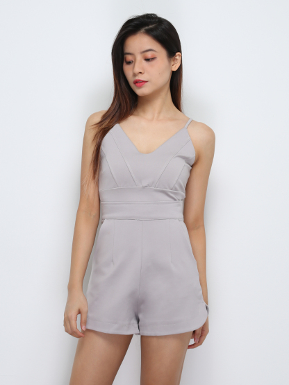 Crop Top With Short Pants Set 29591