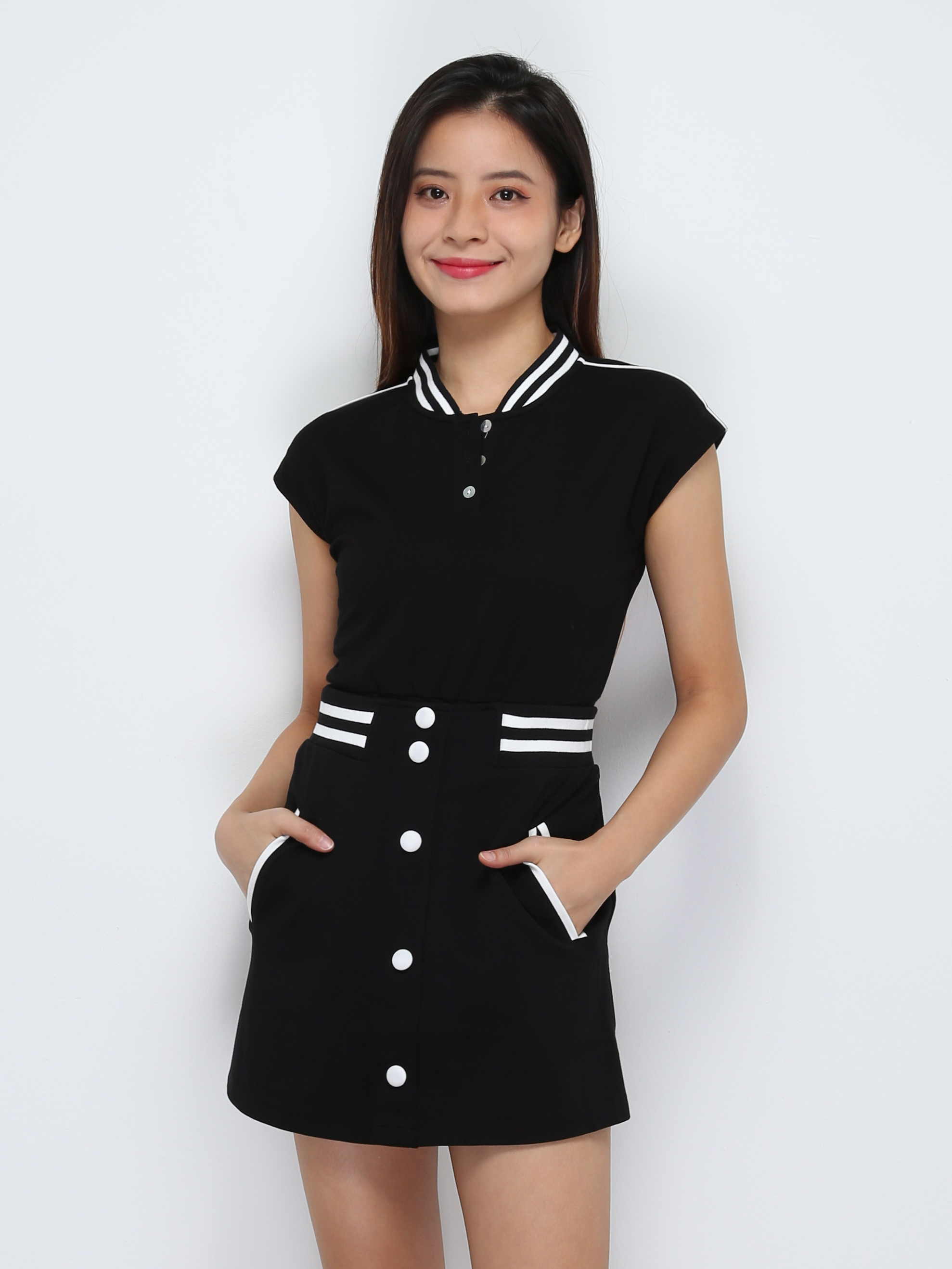 Front Button Skirt Pants 29587