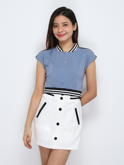 Sleeveless Front Button Top 29509 (PREORDER)