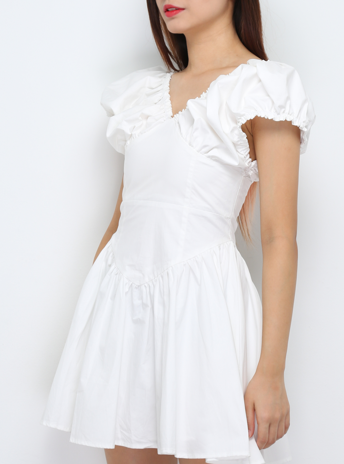 V Neck Short Sleeve Dress 29705