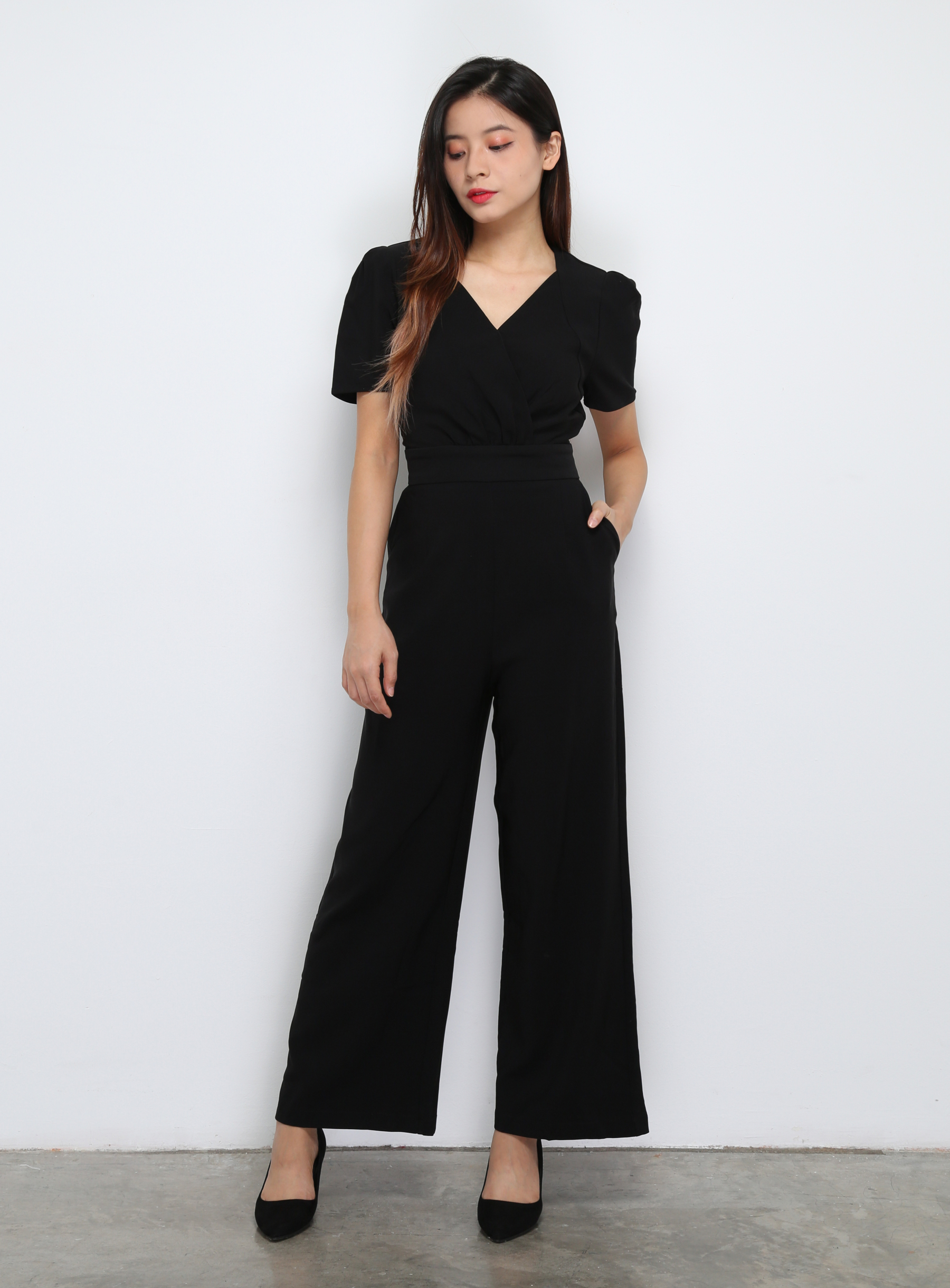 Front Wrap Jumpsuit 29703