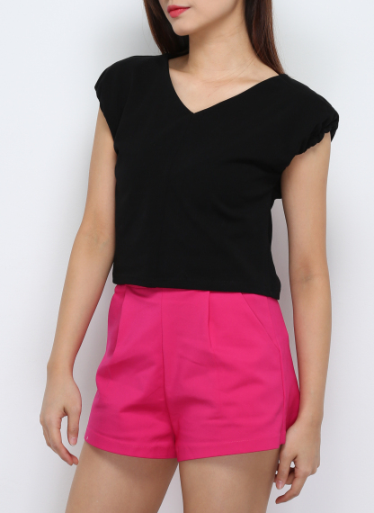 Sleeveless V Neck Top 29667