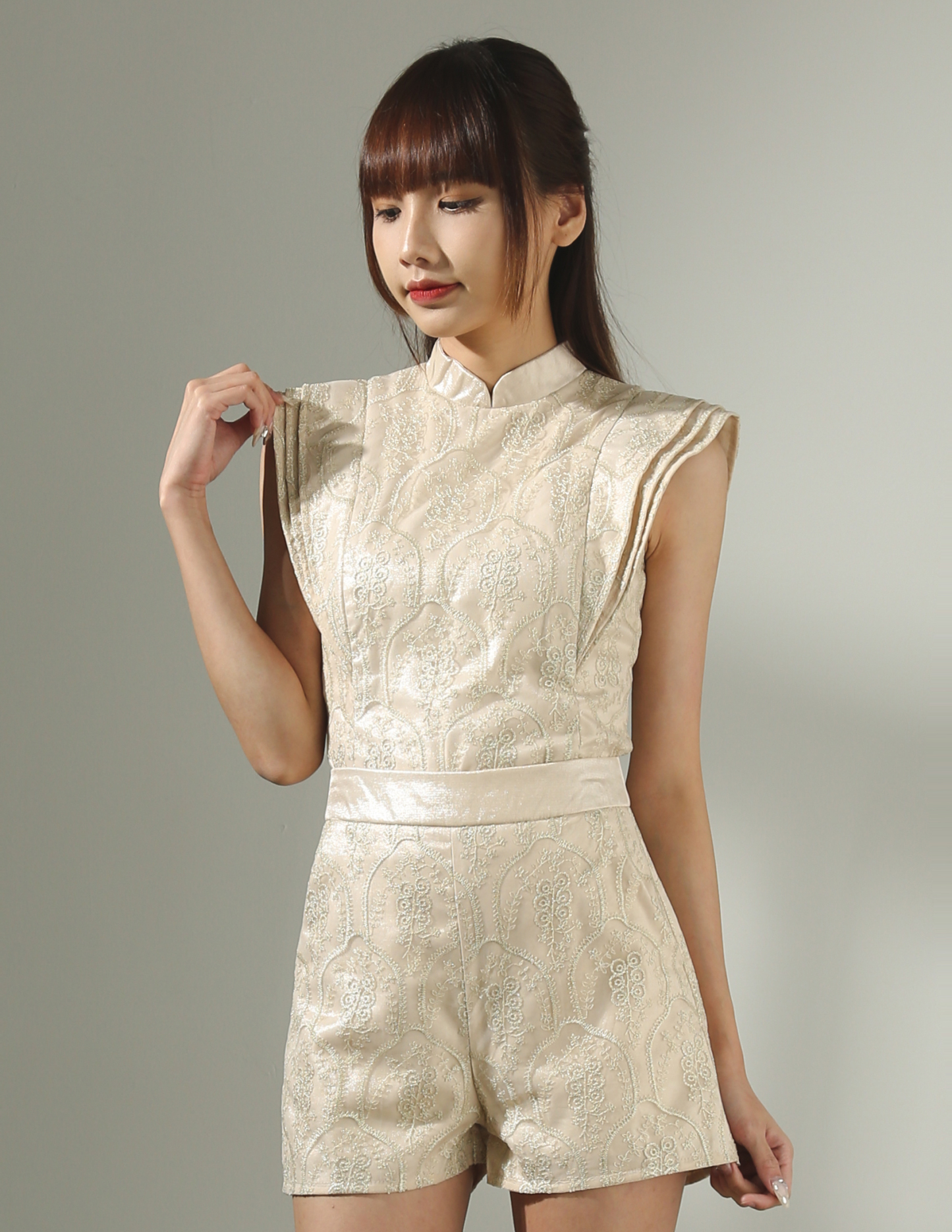 [PREORDER] Sleeveless Top With Short Pants Set AC716