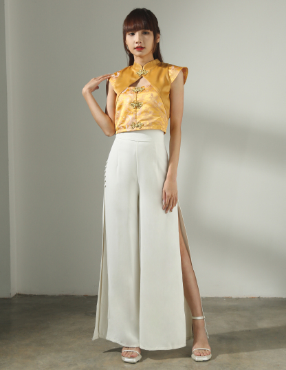 [PREORDER] Fake Two Piece Cheongsam Top AC715