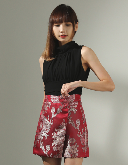 [PREORDER] Wrap Side Pocket Skirt Pants AC719