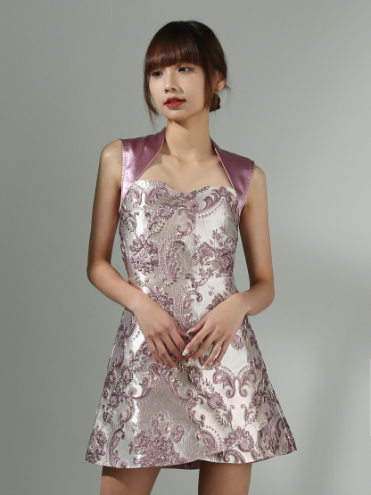 [PREORDER] Fake Two Piece Sleeveless Dress AC416