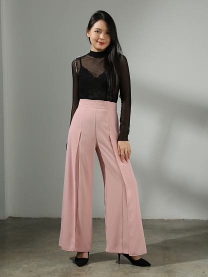 [PREORDER] High Waist With Net Long Pants AC523