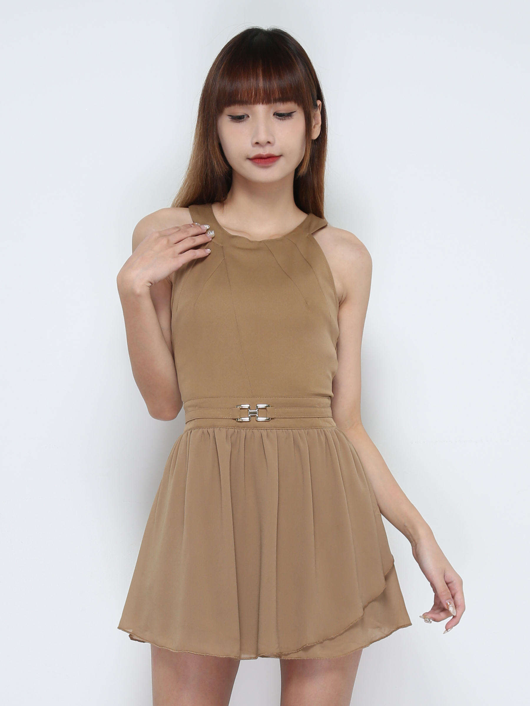 Sleeveless Back Zip Jumpsuit 31879