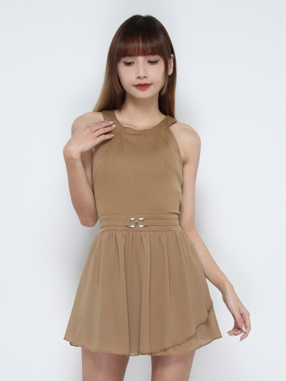 Sleeveless Back Zip Jumpsuit 31879