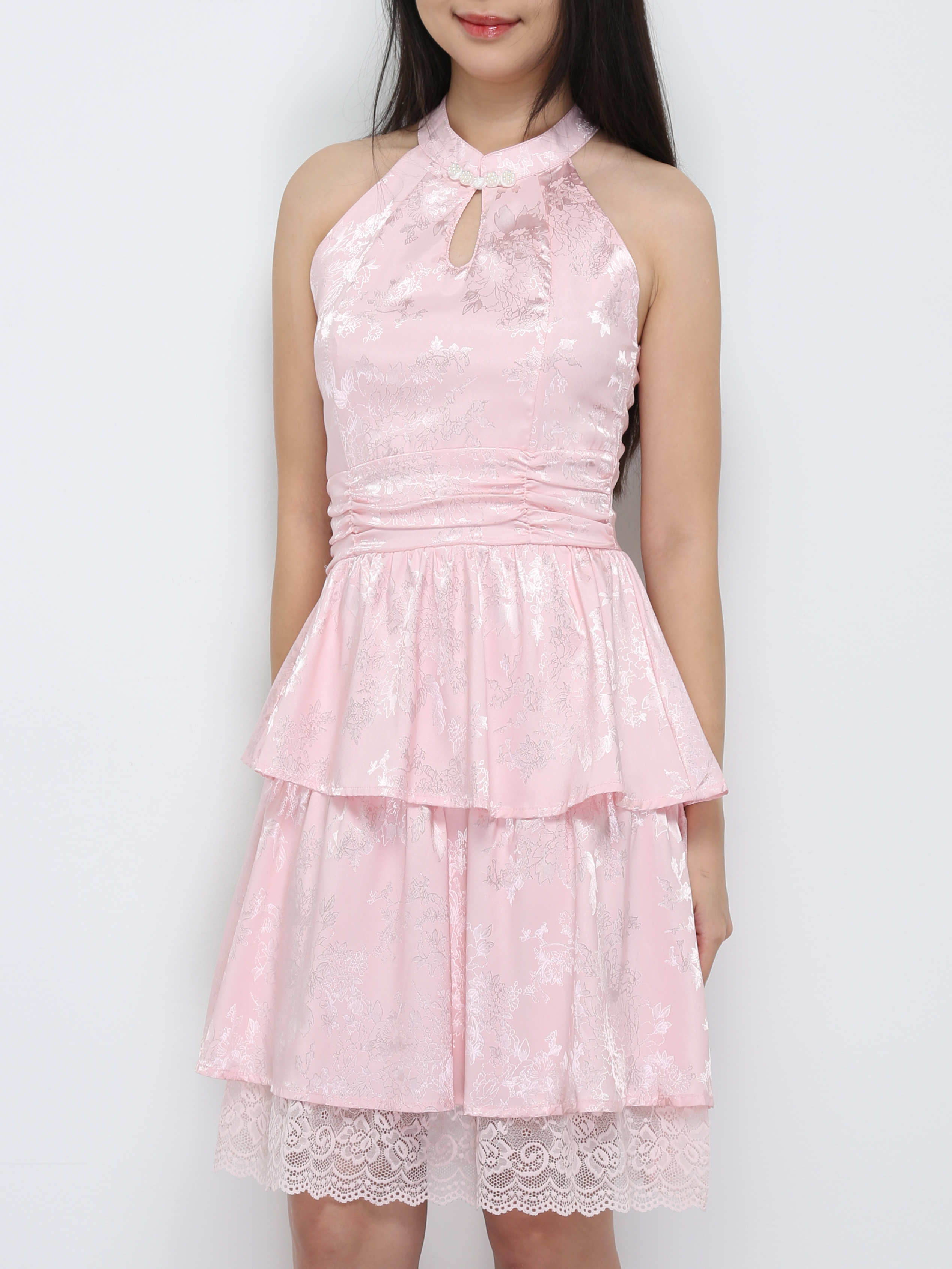 Hlater Layered Cheongsam Dress 31460