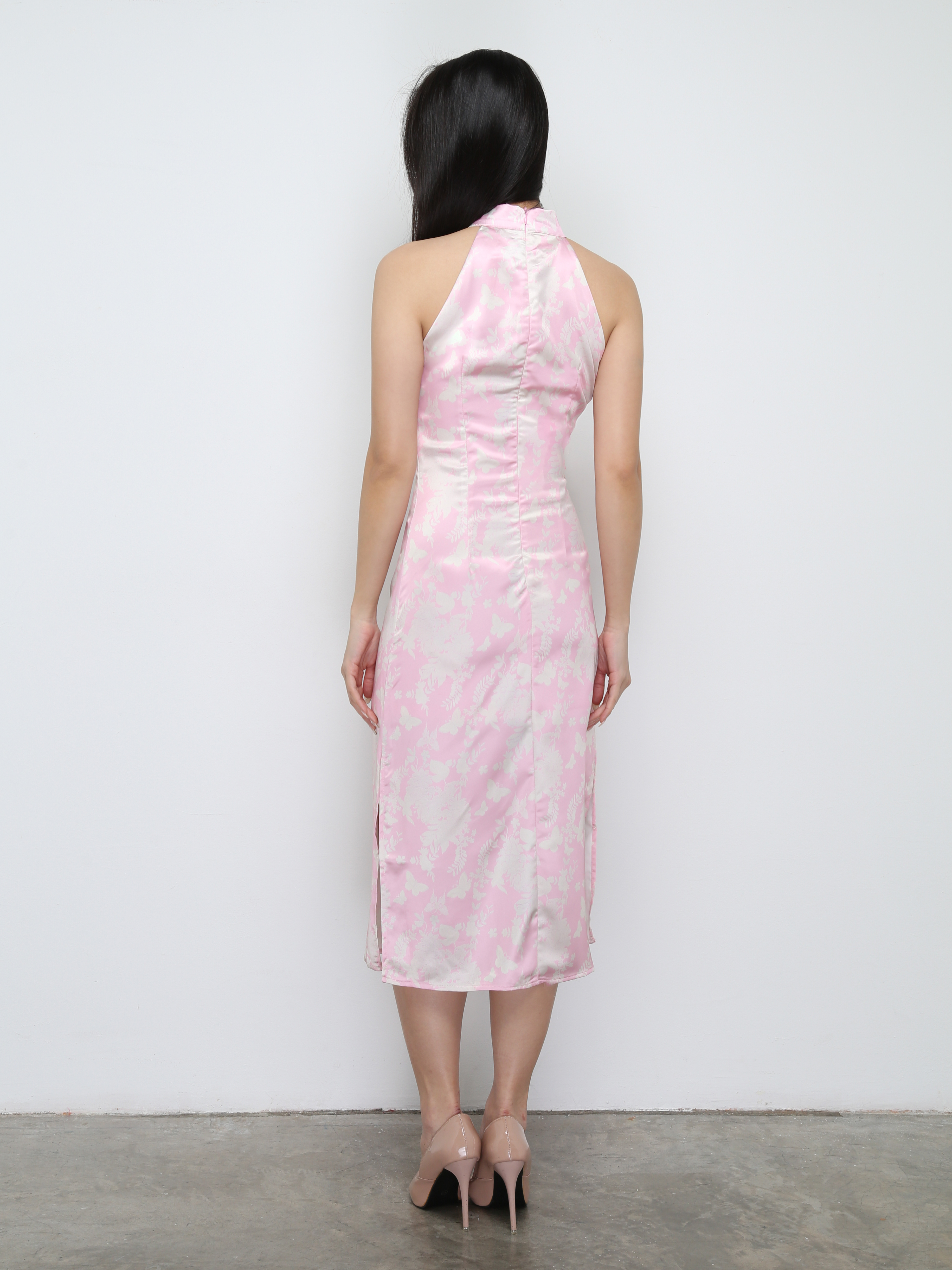 Halter Cheongsam Dress 30611