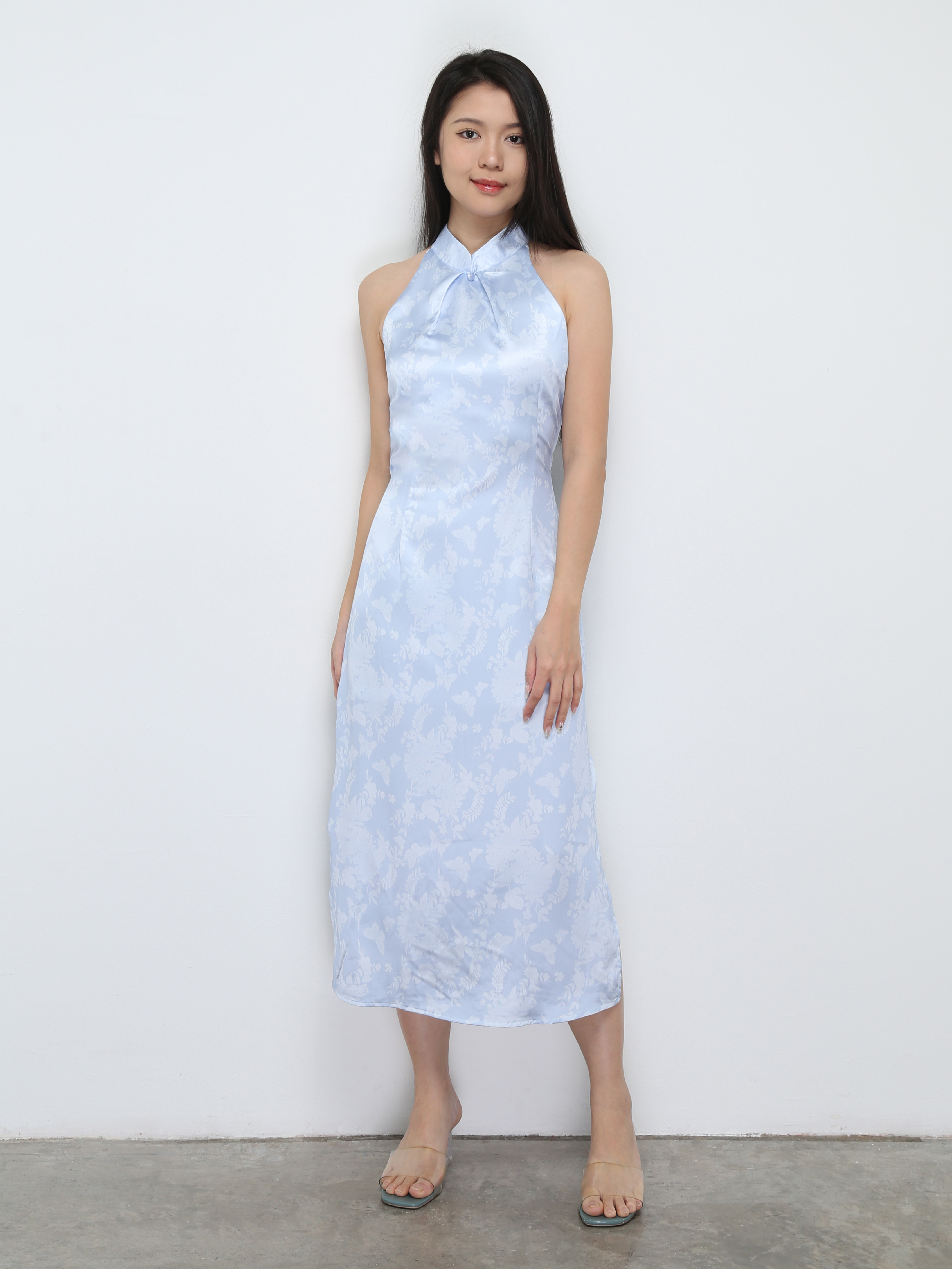 Halter Cheongsam Dress 30611