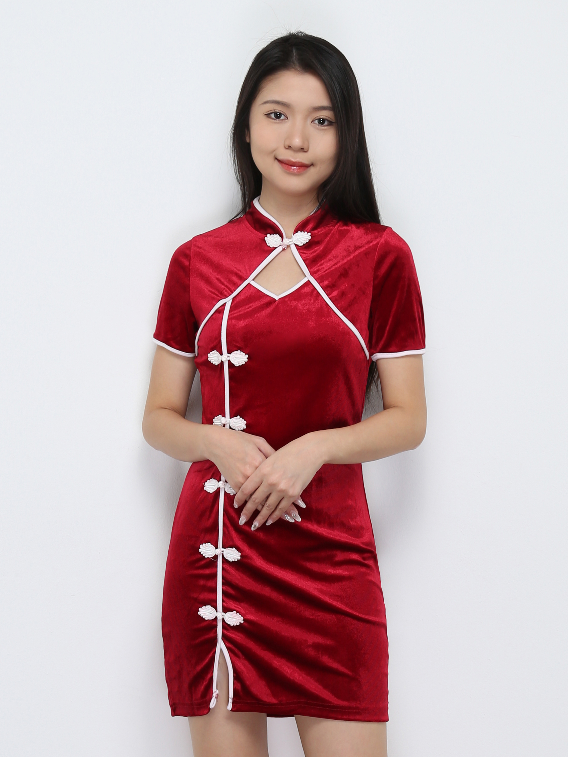 Short Sleeve Cheongsam 31715