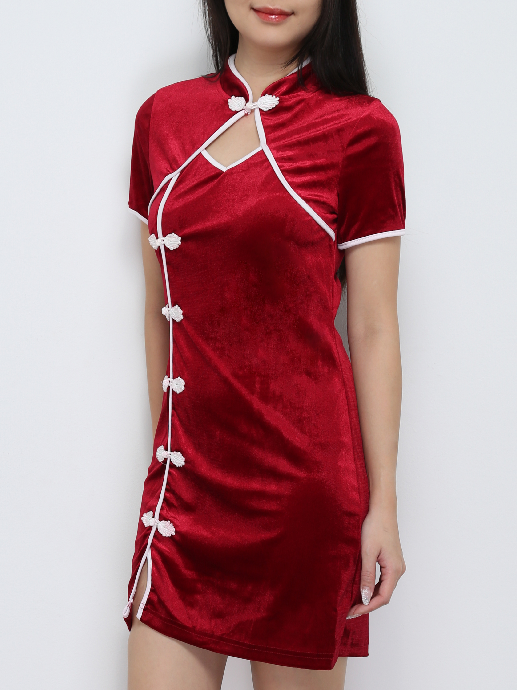 Short Sleeve Cheongsam 31715