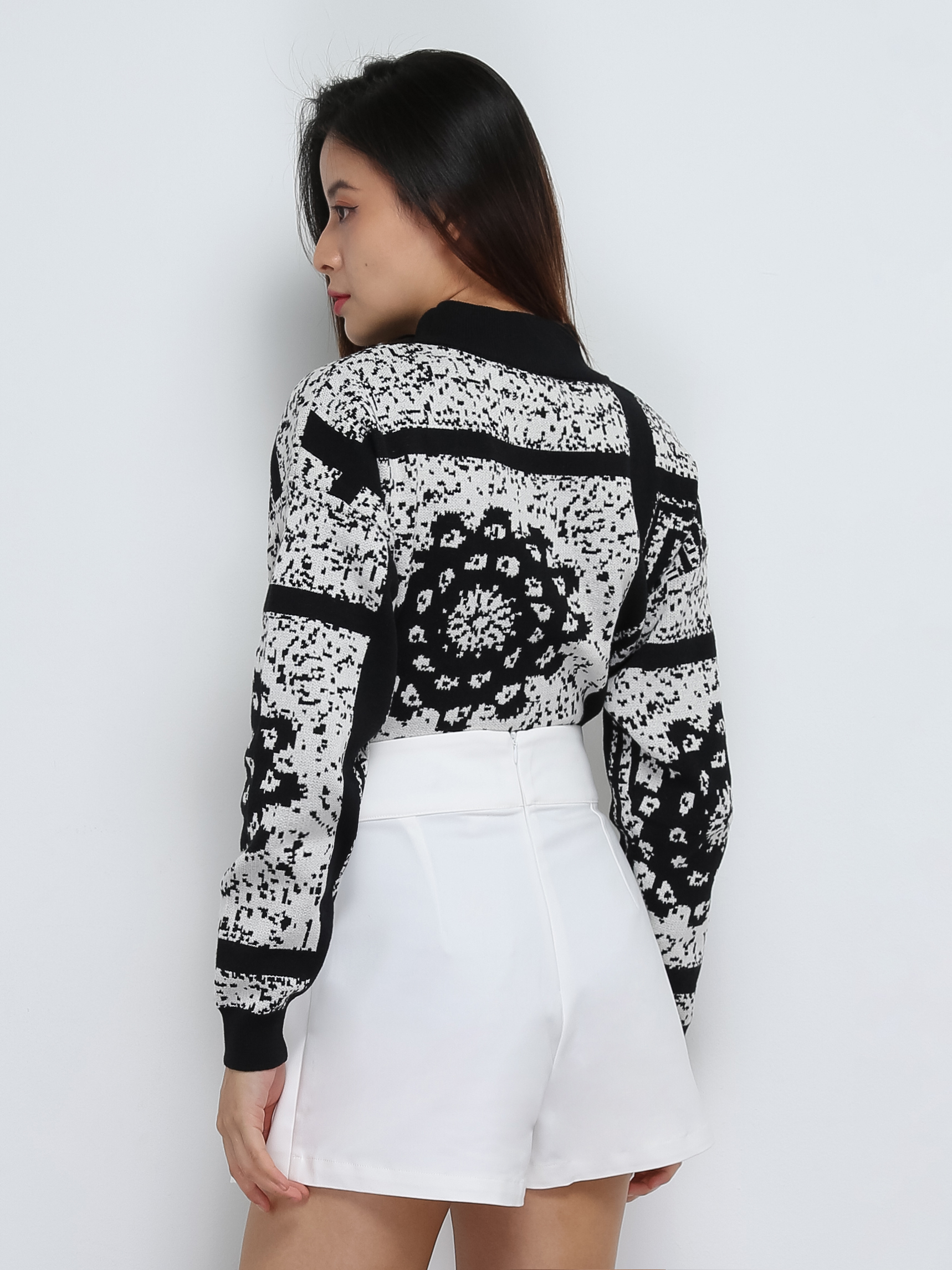 High Waist Wrap Skirt Pants 32724