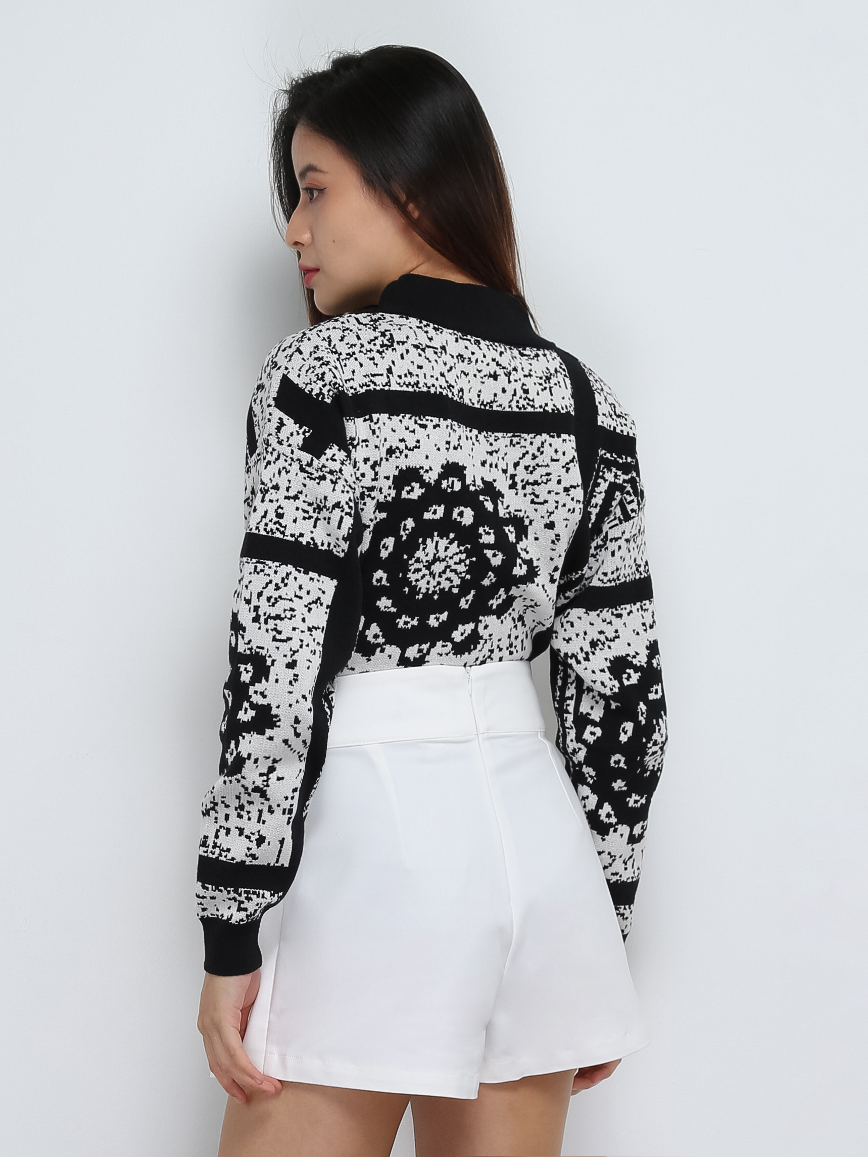 High Waist Wrap Skirt Pants 32724