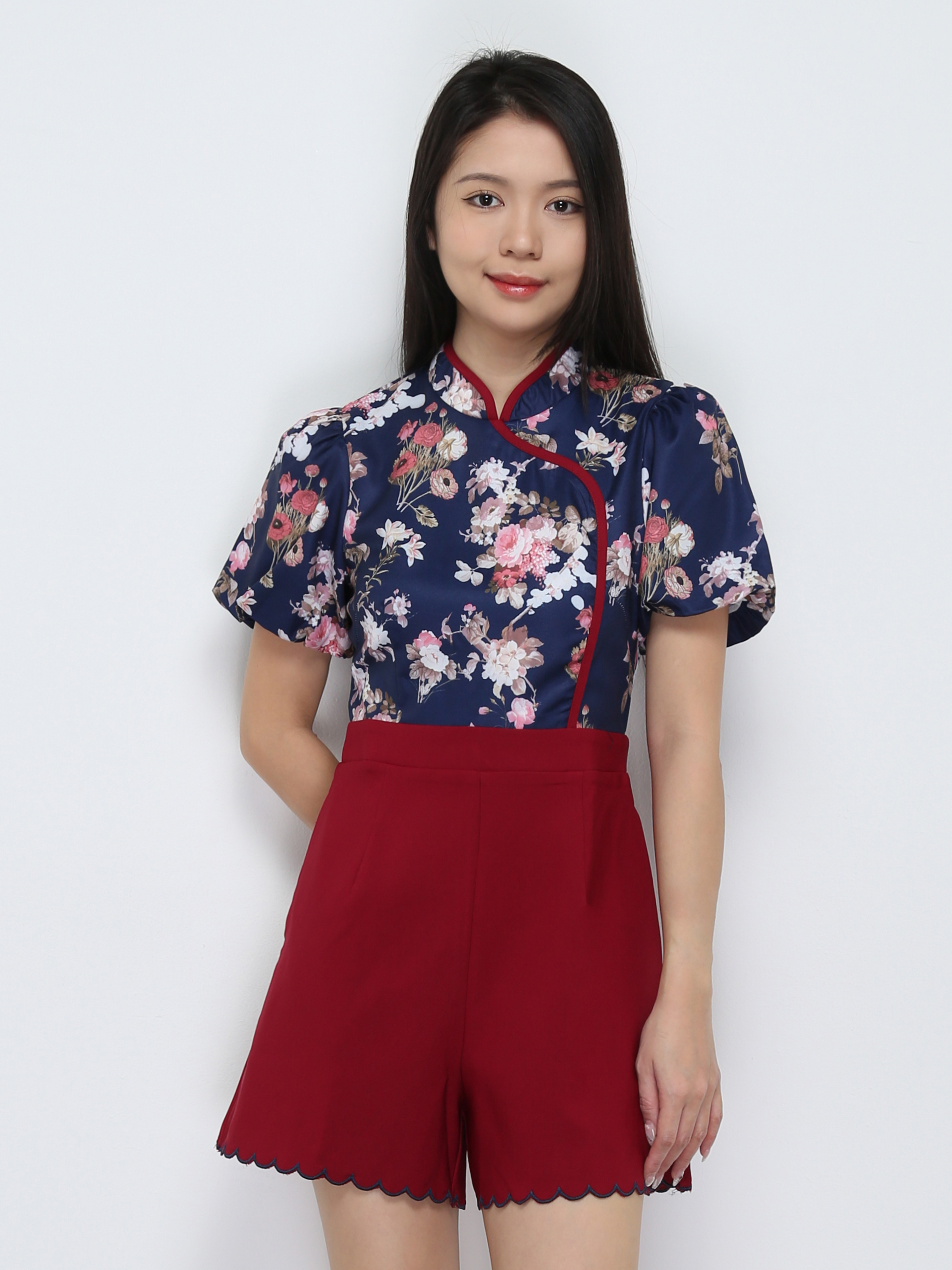 Flower Cheongsamjumpsuit 19103