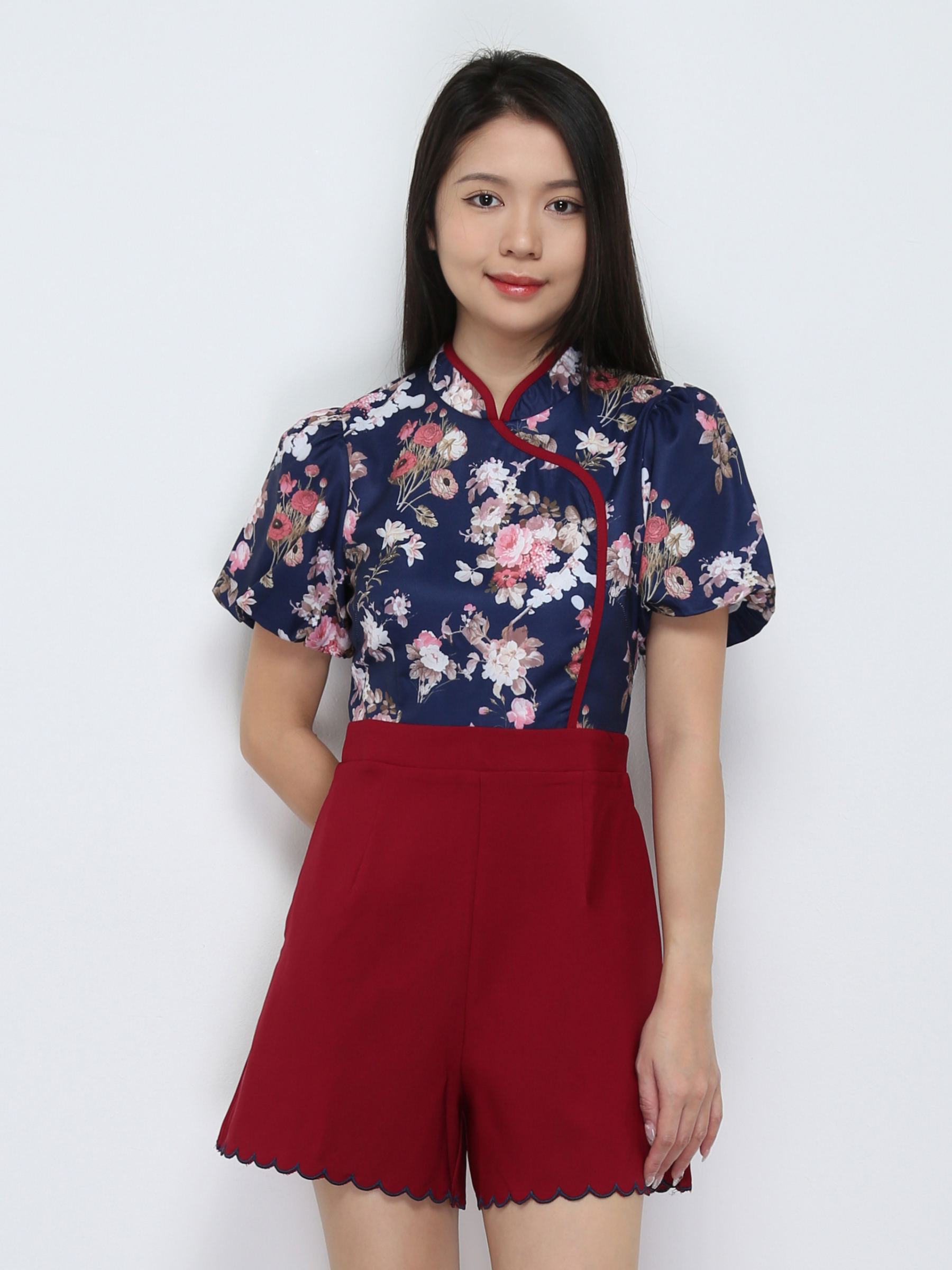 Flower Cheongsamjumpsuit 19103