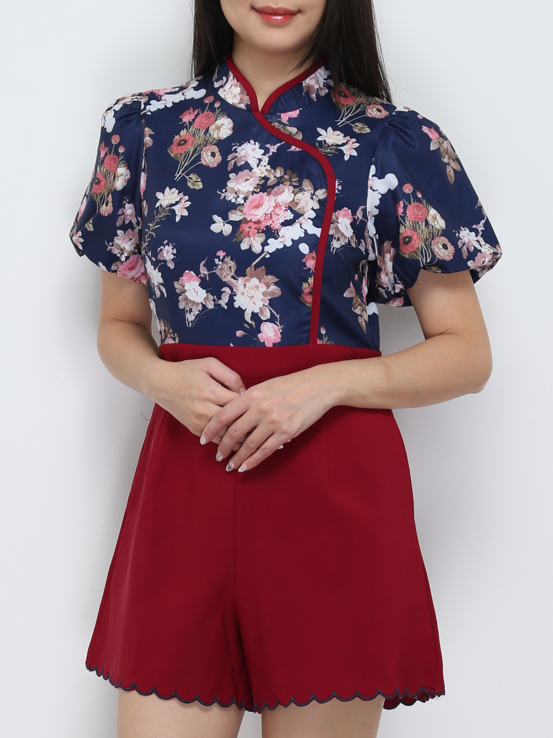 Flower Cheongsamjumpsuit 19103