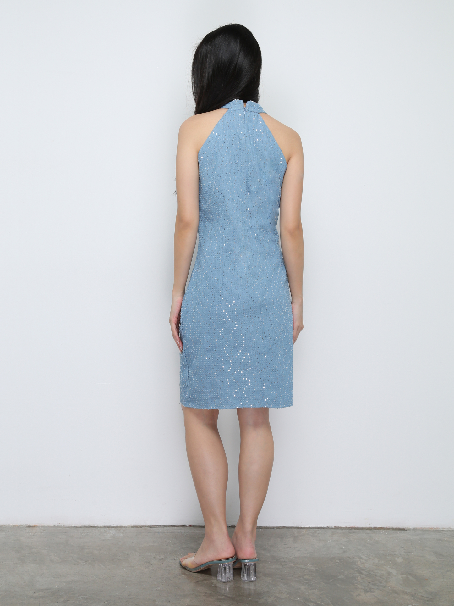 Halter Cheongsam Dress 31438