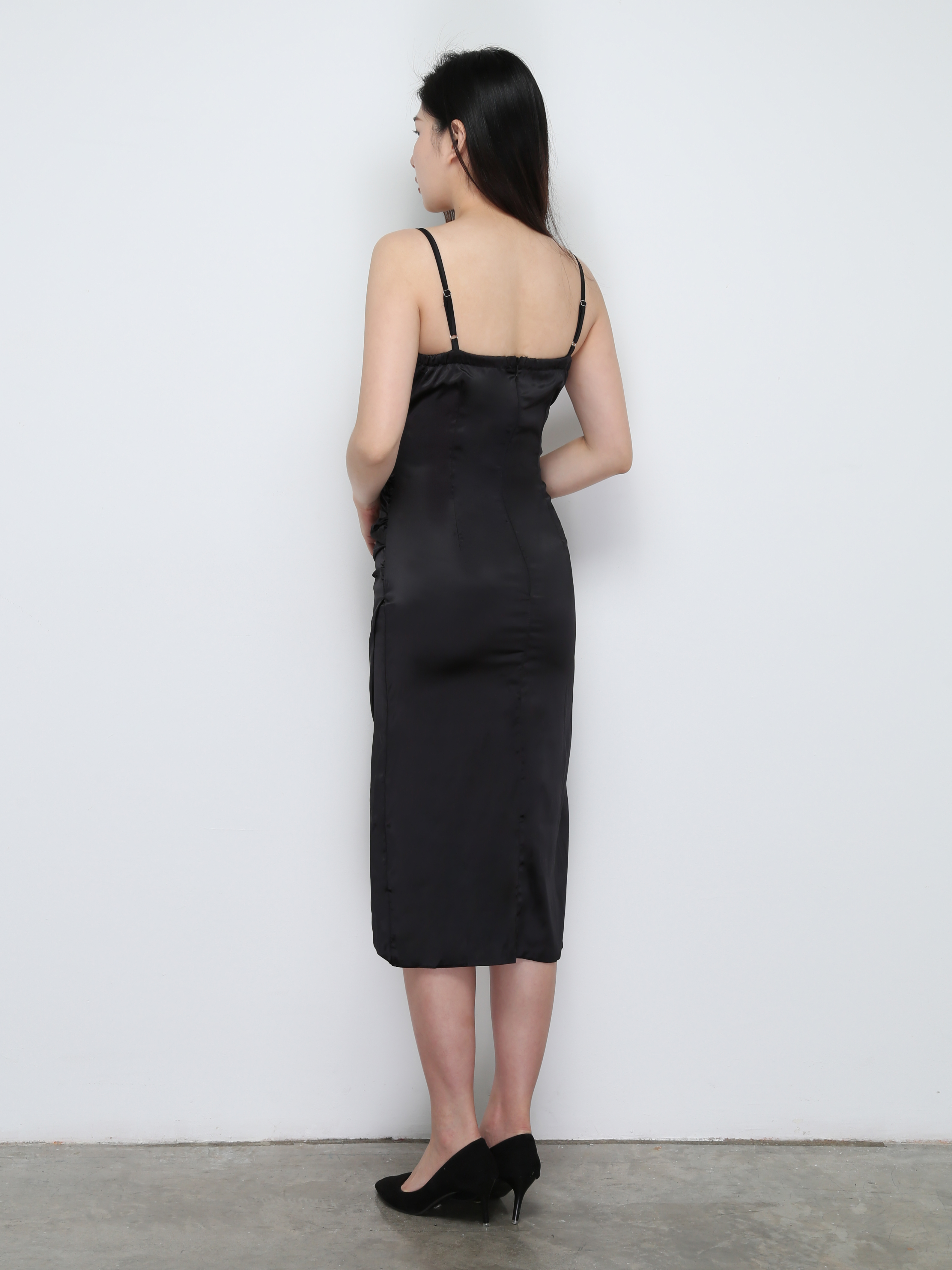 Sleeveless Pleated Dress 29812