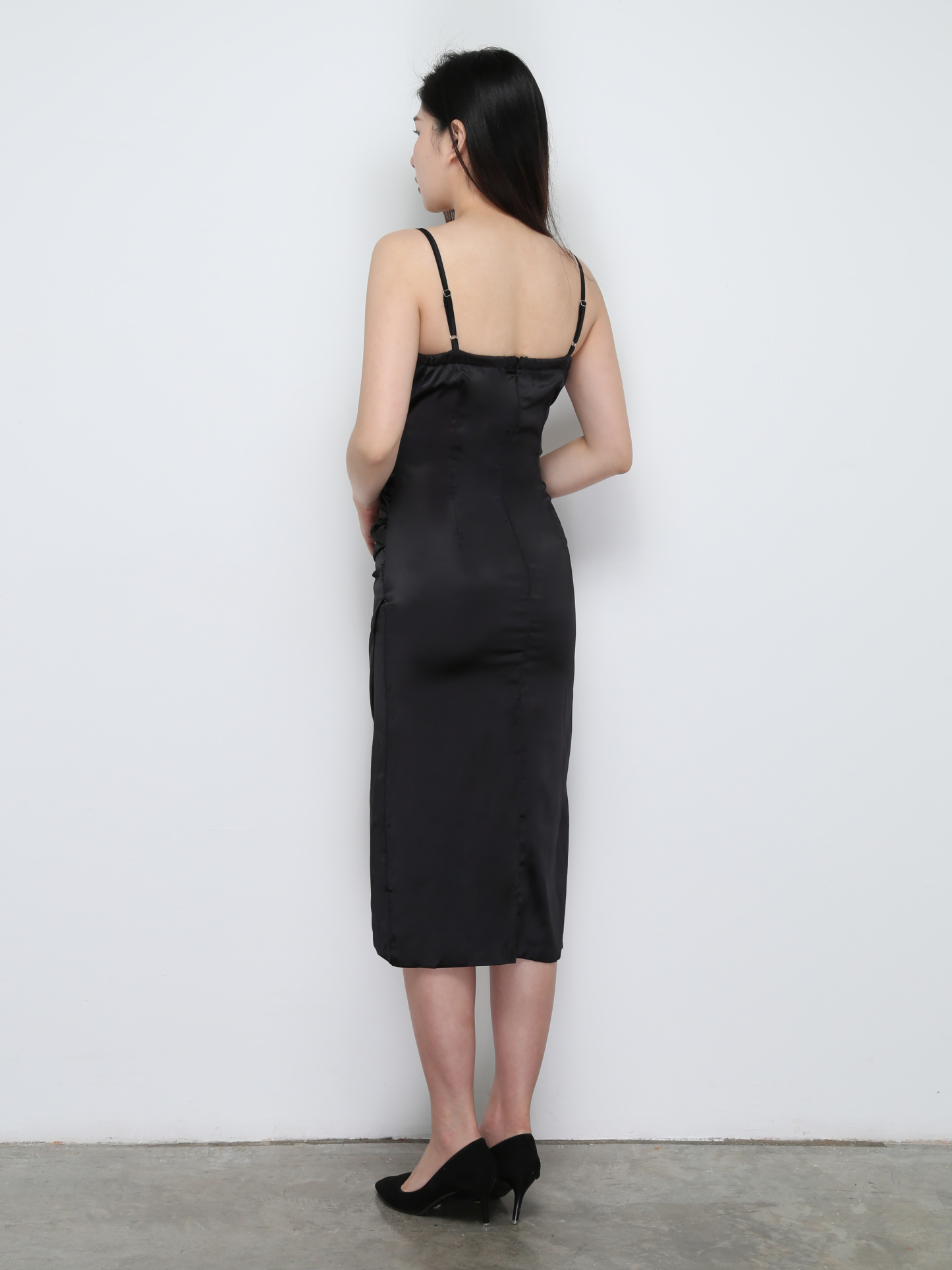 Sleeveless Pleated Dress 29812