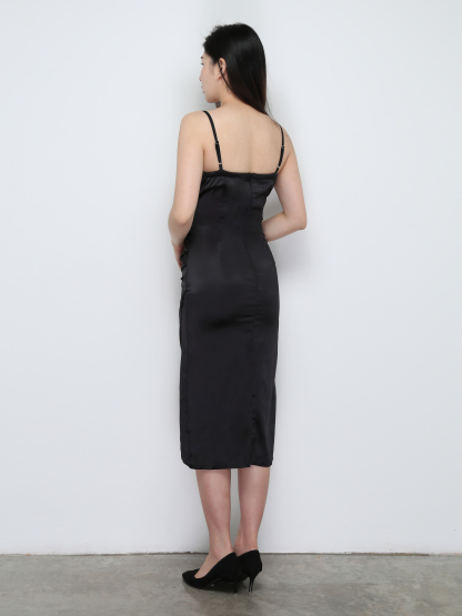 Sleeveless Pleated Dress 29812